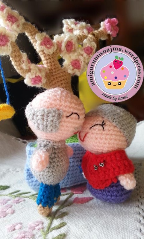 old couple crochet ganchillo amigurumi