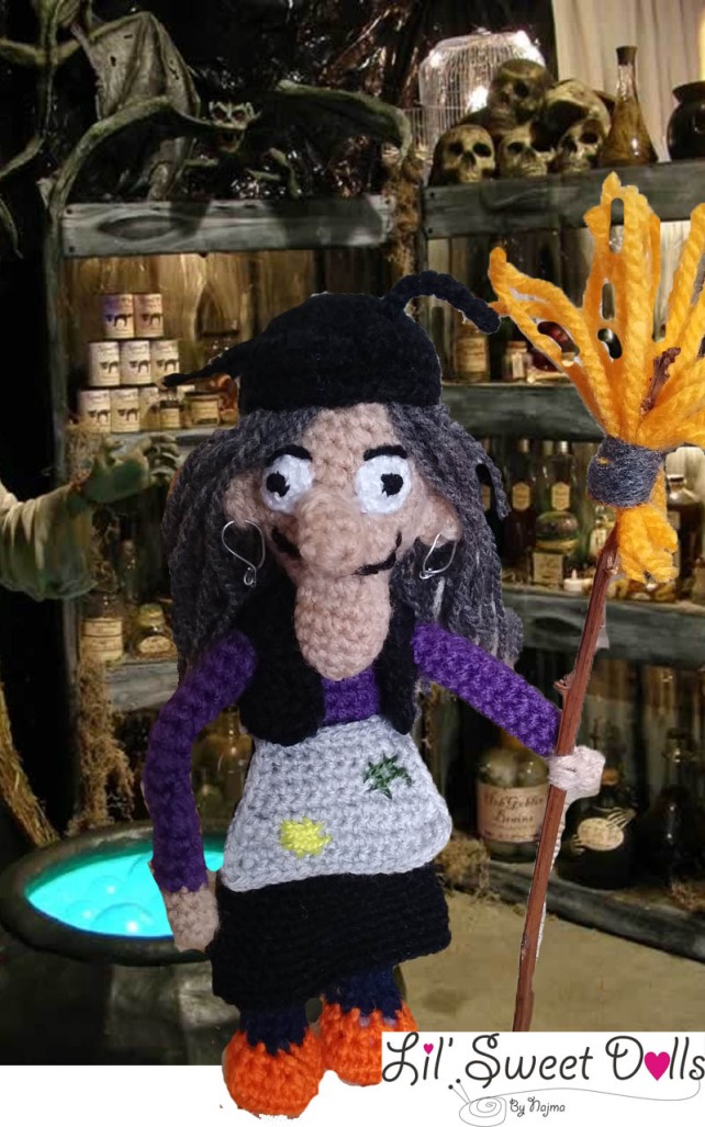 bruja witch halloween doll najma crochet  amigurumi01
